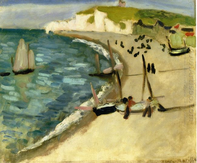 Aht Amont Cliffs At Etretat 1920