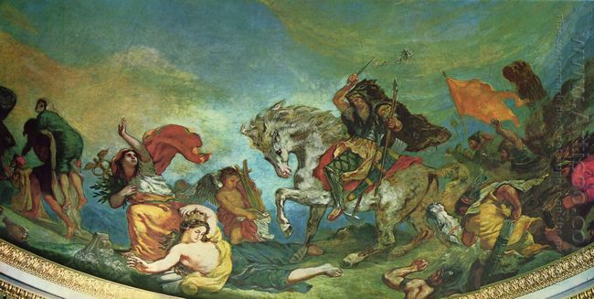 Attila en zijn horden Overschrijding Itali en de Kunsten 1847