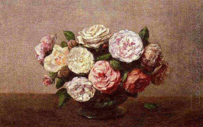 Bowl Of Roses 1889