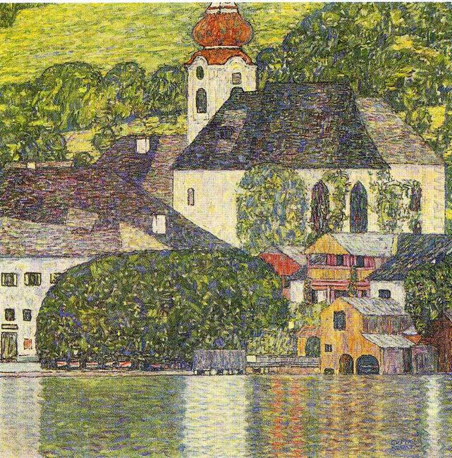 Chruch In Unterach On The Attersee
