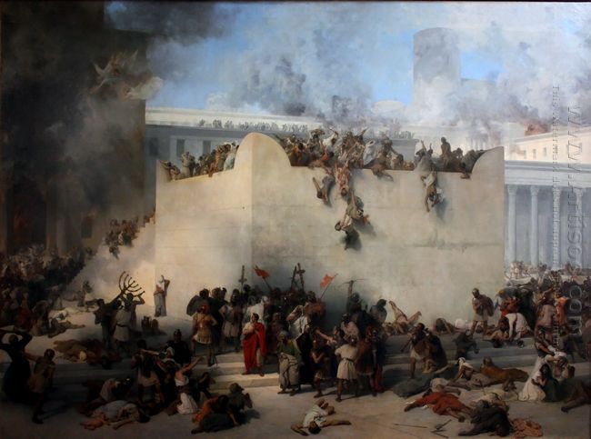 Destruction du Temple de Jérusalem 1867