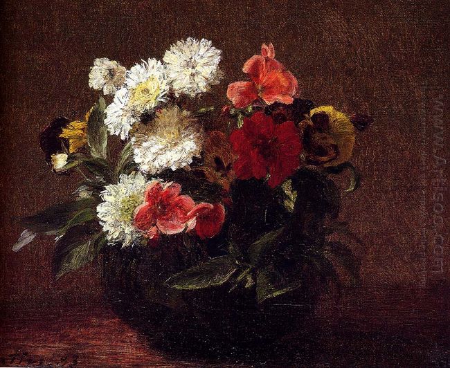 Flowers In A Clay Pot 1883