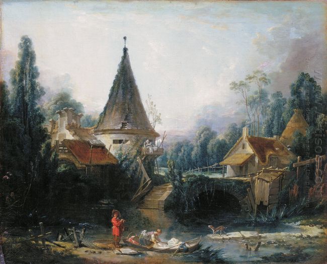 Landscape Near Beauvais Early 1740