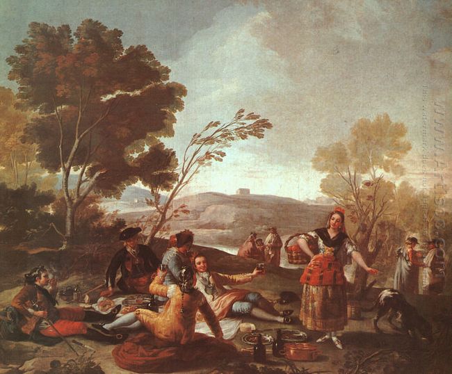 Picnic On The Banks Of The Manzanares 1776