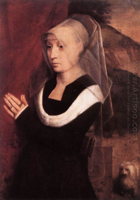 Portrait d'une femme de prière