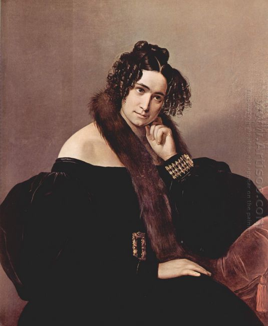Portrait Of Felicina Caglio Perego Di Cremnago 1842