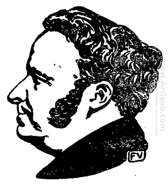 Portrait Of French Writer Stendhal 1897 1
