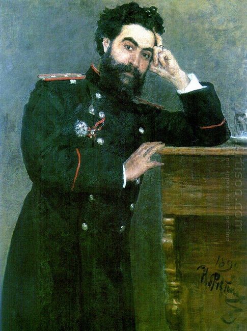 Portrait Of I R Tarhanov 1892