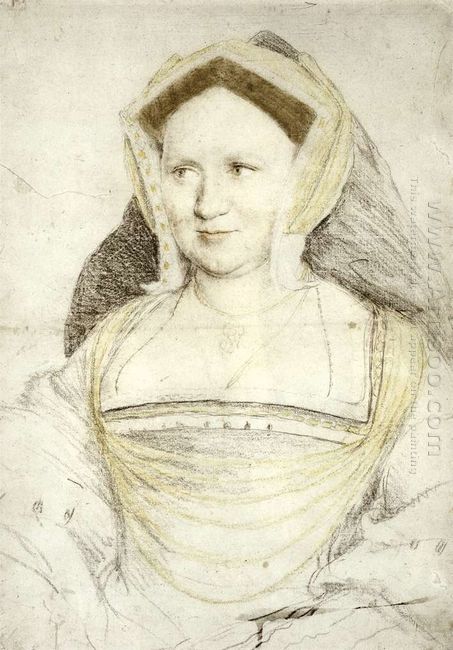 Portrait Of Lady Mary Guildford 1527