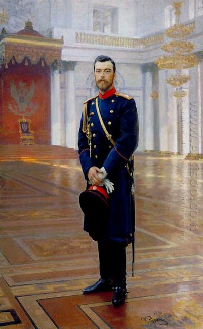 Portrait Of Nicholas Ii The Last Russian Emperor 1896