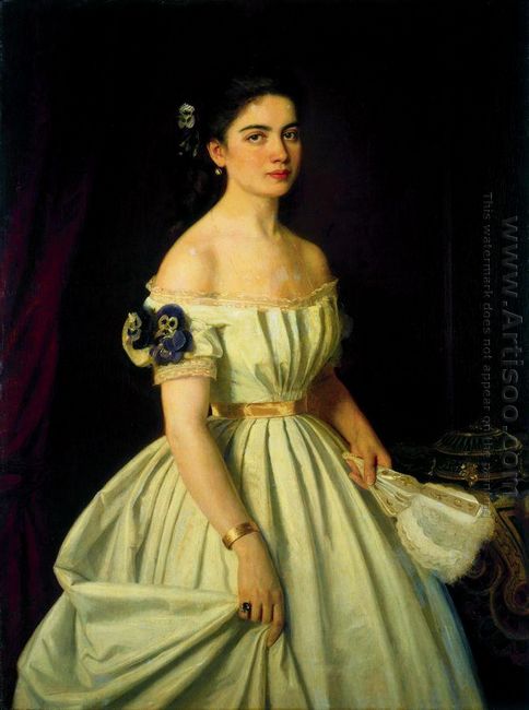 Portrait Of Princess Catherine Alekseevny Vasilchikova 1867