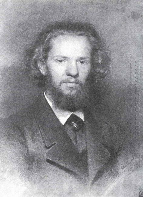 Portrait Of The Artist Johann Gottlieb Wenig 1861