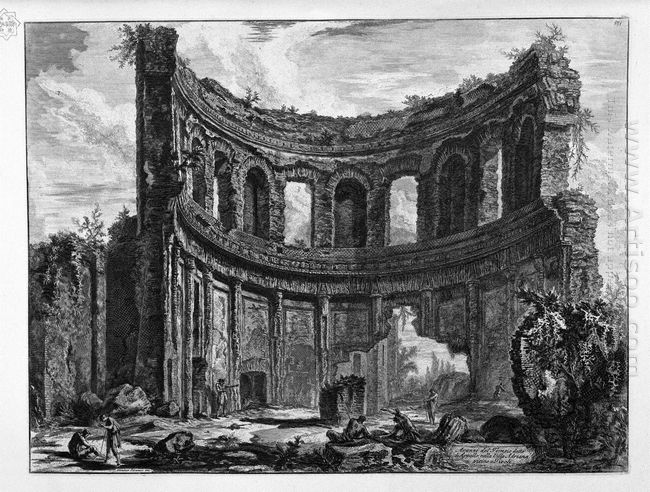 Remains Of The Temple Of Apollo Said In Hadrian S Villa Near Tiv