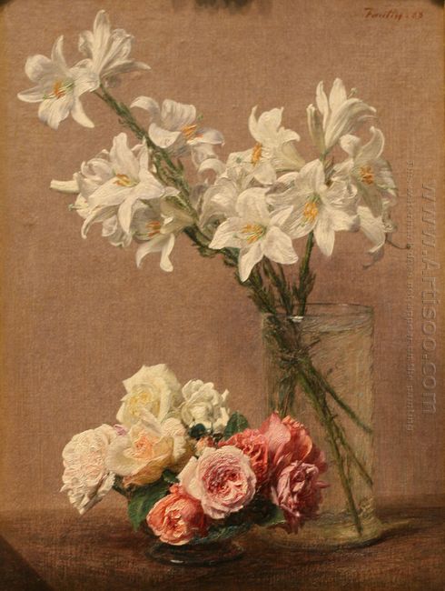 Roses And Lilies