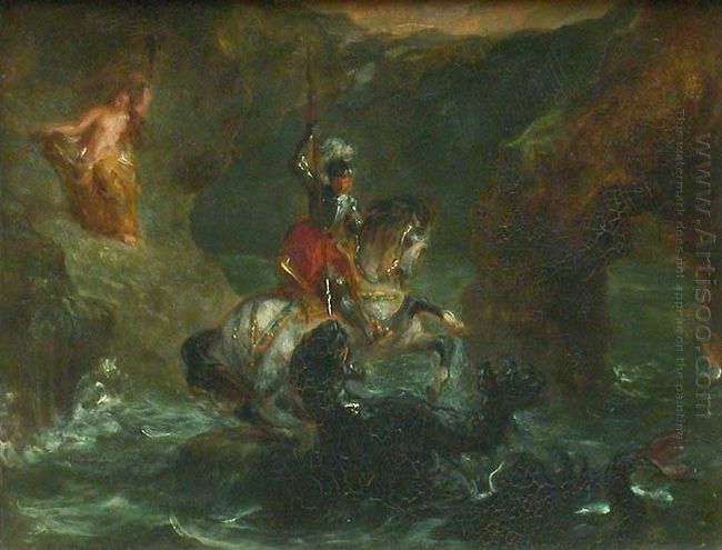 Saint George Fighting The Dragon Perseus Delivering Andromeda 18