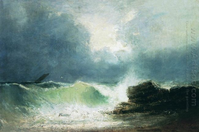 Sea Coast Wave 1880