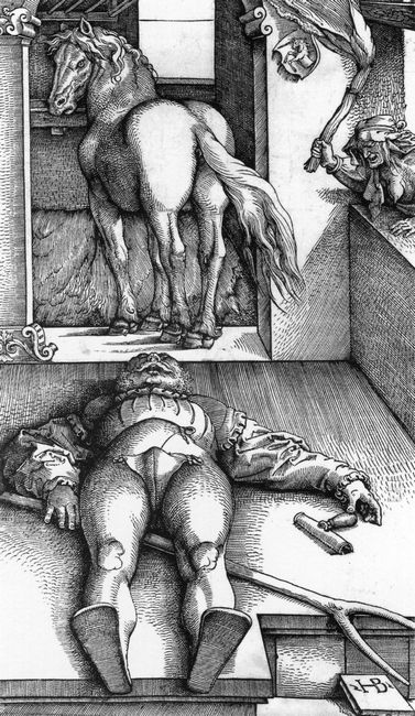 Sleeping Groom And Sorceress 1544