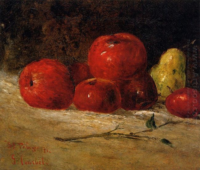 Still Life Apples And Pears 1871