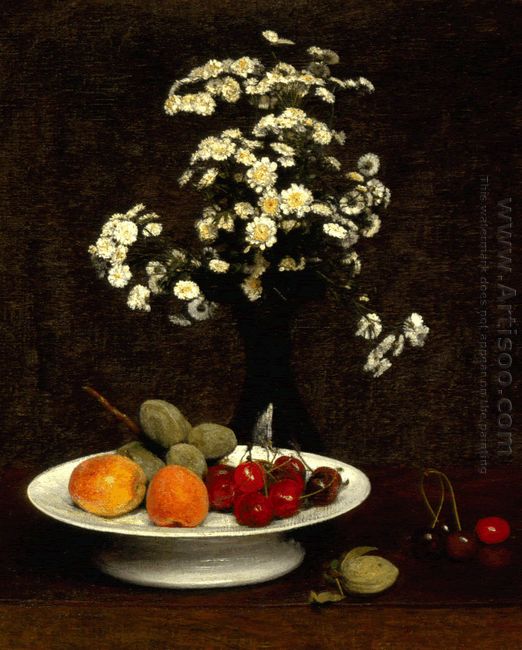 Stilleben med blommor 1864