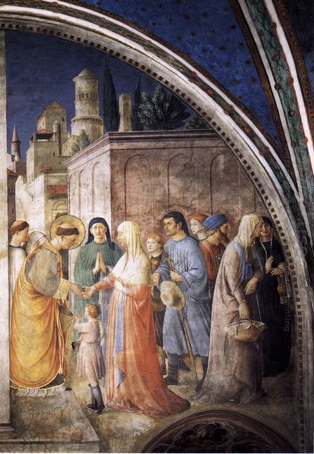 St Stephen Distributing Alms 1449