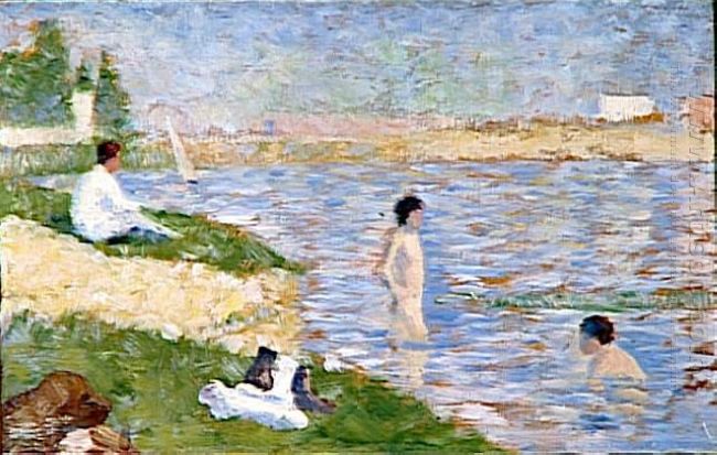 Study For Bathers At Asnieres 1883