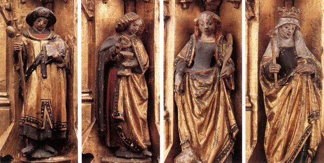St Ursula Shrine Figures 1489