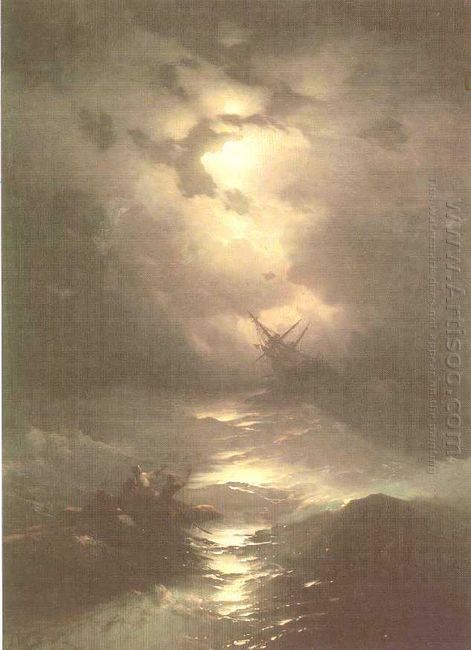 Tempest On The Northern Sea 1865