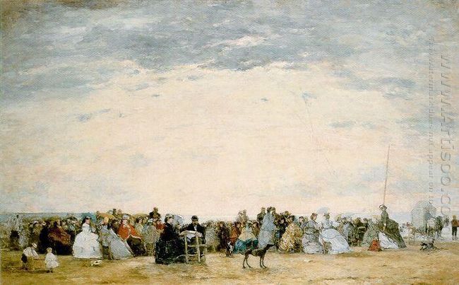 The Beach At Trouville 1865