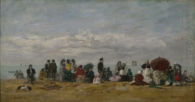 The Beach At Trouville 1