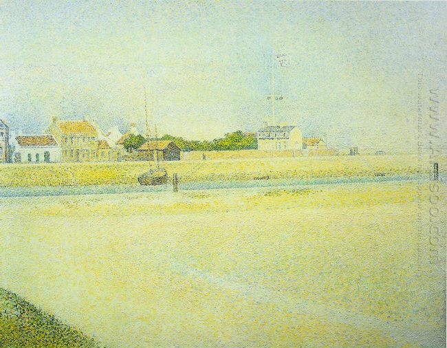 The Channel At Gravelines Grand Fort Philippe 1888