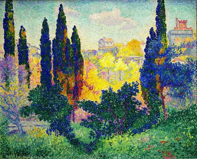 The Cypresses At Cagnes 1908