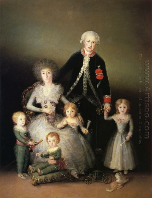 The Duke Of Osuna And His Family 1788