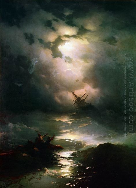 The Shipwreck On Northern Sea 1865