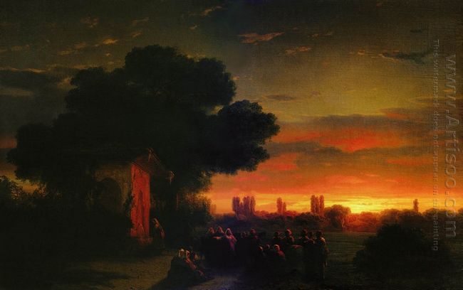 View Of Crimea At Sunset 1862