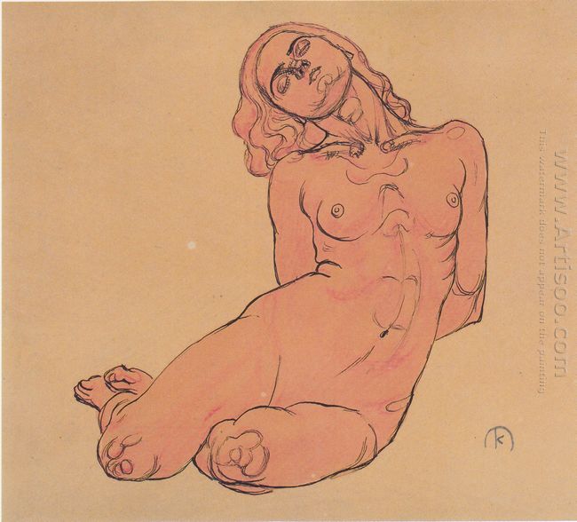 A Woman Crouching