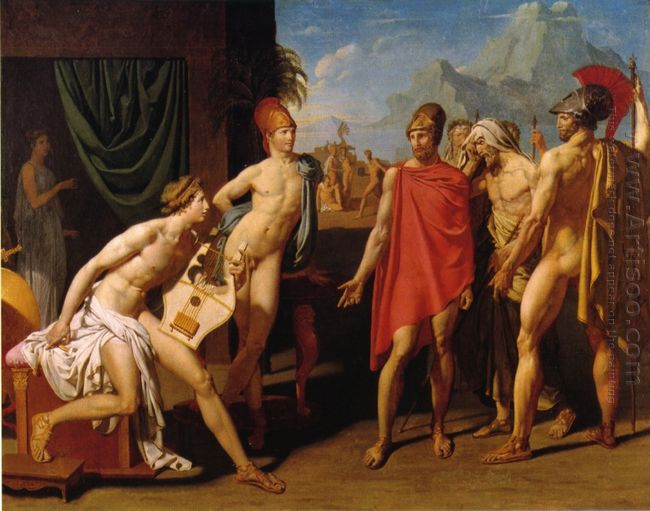 Ambassadeurs Gestuurd door Agamemnon Om Achilles te vechten 1801