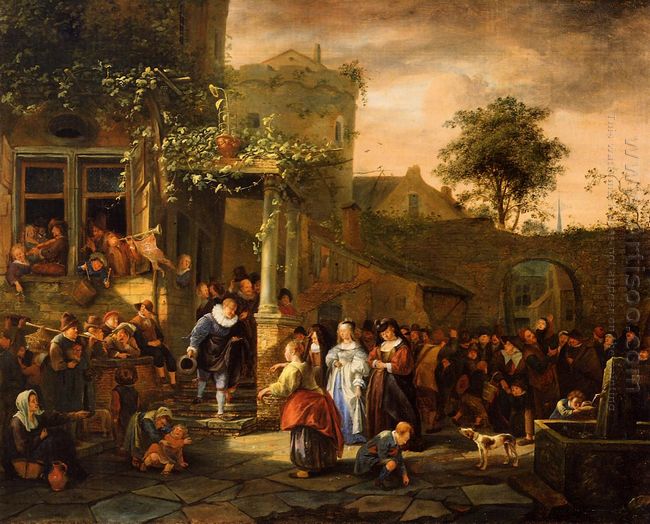 Ein Dorf-Hochzeit 1653