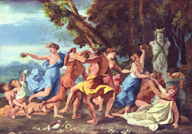 Bacchanal Before A Statue Of Pan 1633