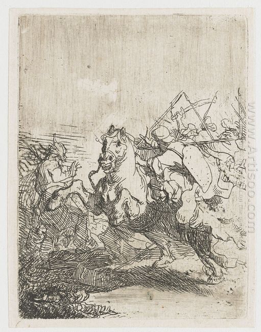 Un combat de cavalerie 1632
