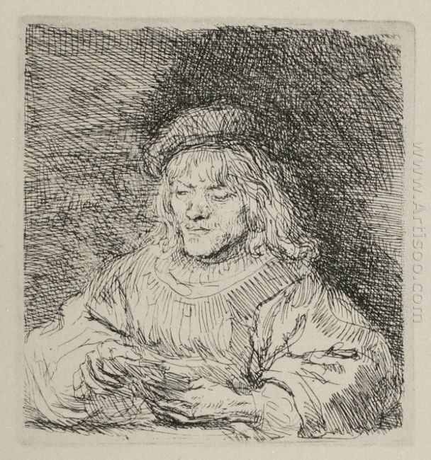 A Man Playing Cards 1641