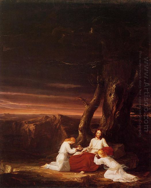 Angels Ministering To Christ In The Wilderness 1843