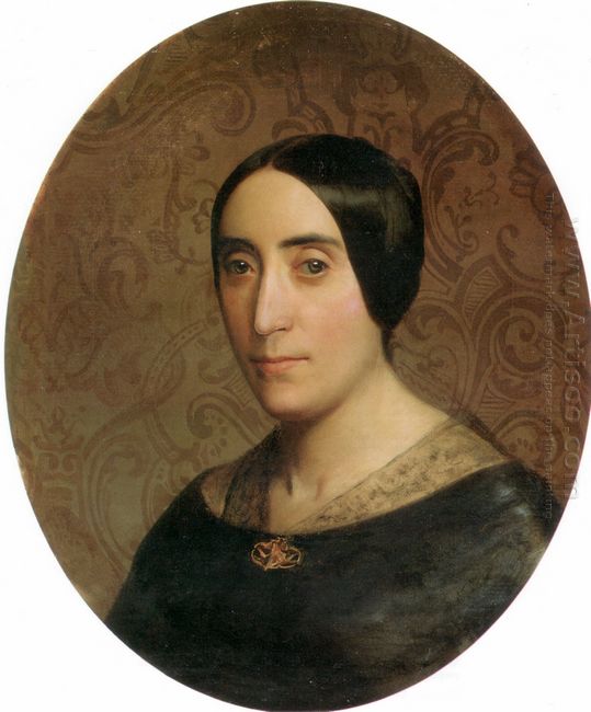 Sebuah Potret Of Amelina Dufaud 1850