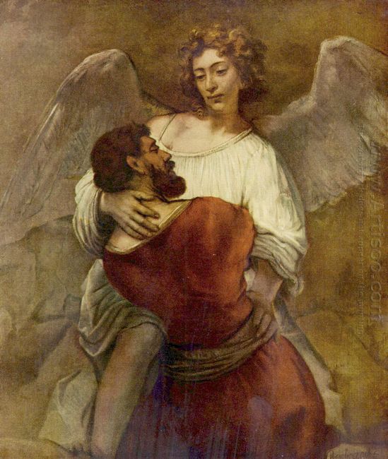 Jacob som brottas med ängeln 1659