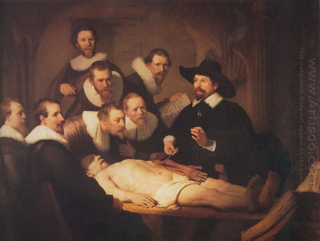 The Anatomy Lesson Of Dr Nicolaes Tulp 1632
