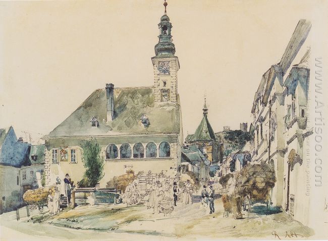 The Town Hall In Mödling 1842 1