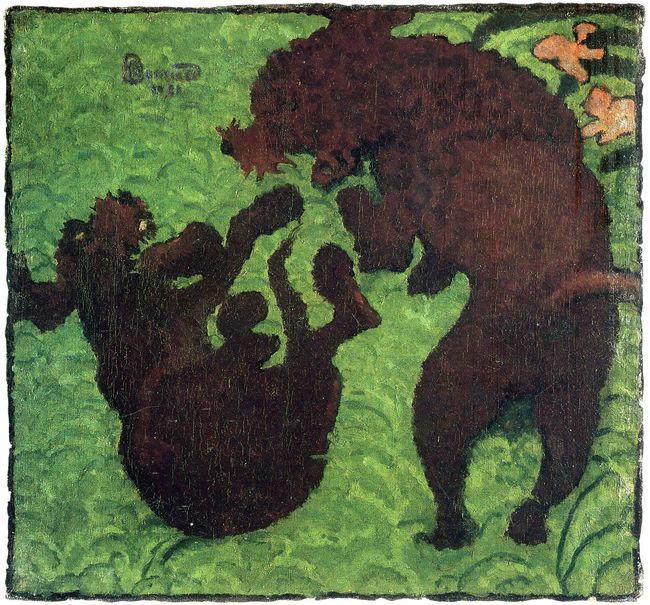 Two Poodles 1891