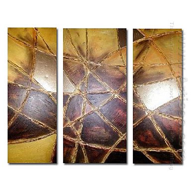 Dipinti a mano olio pittura astratta - set di 3