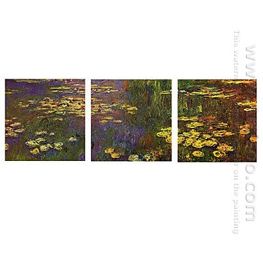 Hand-painted Floral Oil Painting - Set of 3