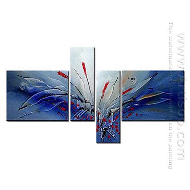 Een handgeschilderd olieverfschilderij Abstracte Grote Brede