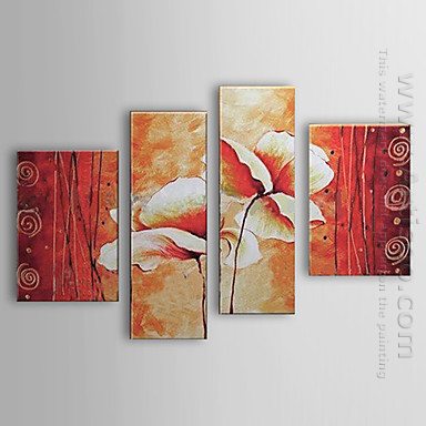 Hand Painted Oil Painting Floral - Set 4